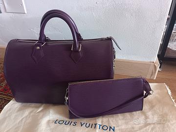 Bauletto Vuitton in Epi borgogna