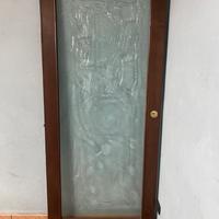 Porta a vetro con disegno