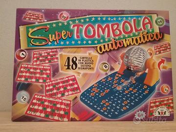 SUPER TOMBOLA AUTOMATICA CON 24 CARTELLE IN PLASTICA