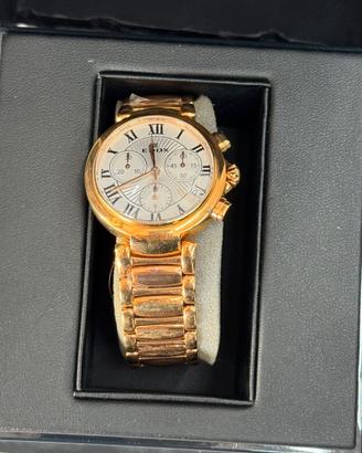 Orologio Donna Edox LaPassion Chronograph oro