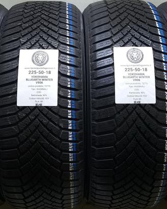 4 GOMME 225 50 18 YOKOHAMA A72770
