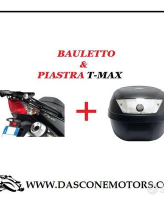 Kit bauletto e piastra tmax 2008 2011 28 lt