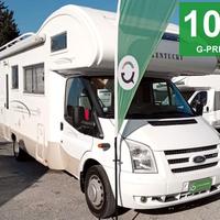 CAMPER RIMOR FORD MANSARDATO 7 POSTI DOPPIA DINETT