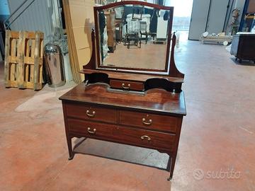 cassettiera con specchio 