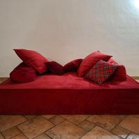 Divano design rosso Filippo Ghezzani