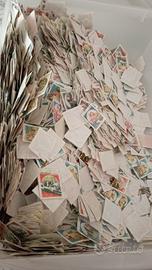 lotto 10000 francobolli castelli senza frammento 