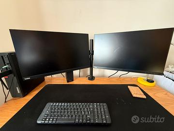 PC Lenovo Think Centre M720 + 2 monitor Lenovo