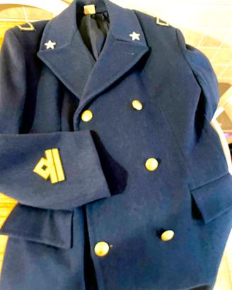 Uniforme storica aeronautica  cappotto castorino