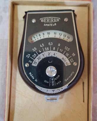 Esposimetro Bertram Amateur vintage