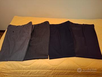 pantaloni uomo lana 