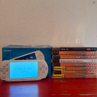 PSP Bianca E-1004+ 8 Giochi