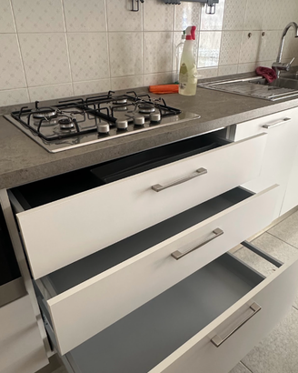 Cucina Moderna Lineare 360 cm Colombini Quadra