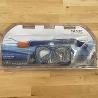Maschera Capri Seac pvc blue 9464B