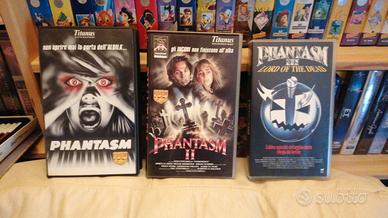 3 VHS - Phantasm I 1 - II 2- III/Lord of the dead