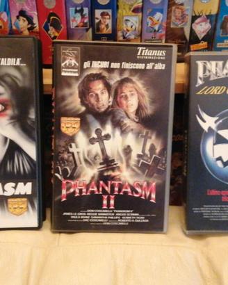 3 VHS - Phantasm I 1 - II 2- III/Lord of the dead