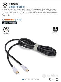 Cavo HDMI 2.1 PowerA ufficiale PS5 3m