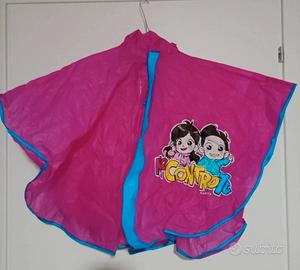 Mantellina bambina Me Contro Te fucsia 8/9 anni 