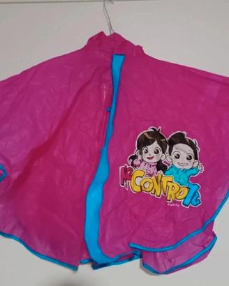 Mantellina bambina Me Contro Te fucsia 8/9 anni 