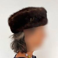 Cappello colbacco in vera pelliccia di visone