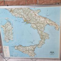Cartina magnetica Italia del sud