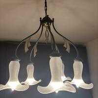 Lampadario e 2 abat-jour