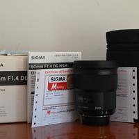 Sigma Art 50mm f/1.4 (A) AF DG HSM per Nikon