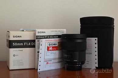 Sigma Art 50mm f/1.4 (A) AF DG HSM per Nikon