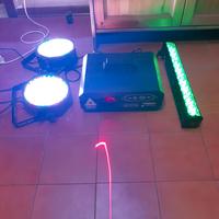 Effetti luce video per spettacolo dj karaoke live