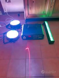 Effetti luce video per spettacolo dj karaoke live