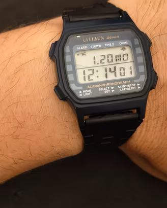 Orologio Citizen Seven Vintage digitale 