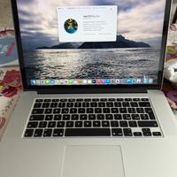 Macbook Pro 15 , i7 ,500gb ssd, ram 16, scheda gr