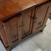antica ghiacciaia / mobile frigo in legno