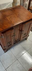 antica ghiacciaia / mobile frigo in legno