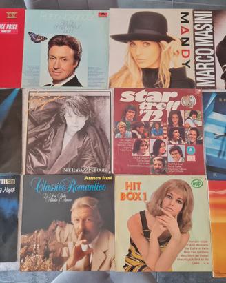 blocco di 12 dischi in vinile LP da collezio