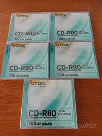 TDK CD-R80 registrabili 