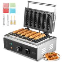 Waffle Stick Maker Commerciale 6 Pezzi 1500W