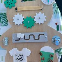 Pannello ,tavola sensoriale, orsetto bambino