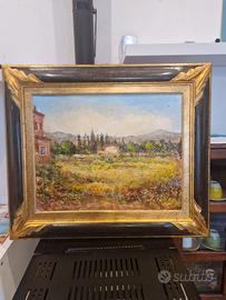 Quadro con paesaggio