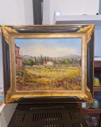 Quadro con paesaggio