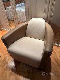 Poltrona pelle