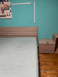 Letto contenitore + 2 comodini