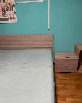 Letto contenitore + 2 comodini