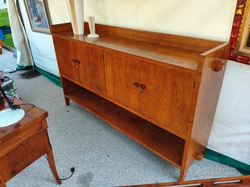 credenza sideboard anni 50 castagno 