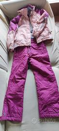 tuta sci ragazza taglia 8/10 anni altezza 140cm