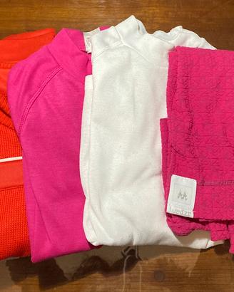 Set abbigliamento termico da sci bambina