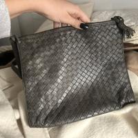 borsa bortega veneta grigia vintage