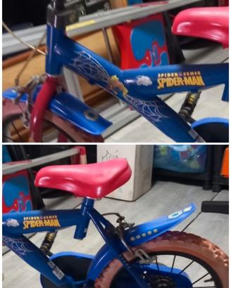 Bicicletta spiderman 14"