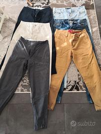 set di n 6 pantaloni Sisley Carrera, Mash Tg 48/50