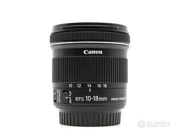 Obiettivo Canon EF-S 10-18mm f/4.5-5.6 IS STM