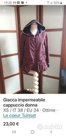 giacca donna impermeabile 